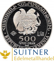 1 Unze / 1 Oz Silber Arche Noah 1 Unze / 1 Oz Silber Arche Noah