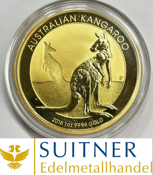 100 Dollars - Australien Känguru - Gold - 1Oz Feingold