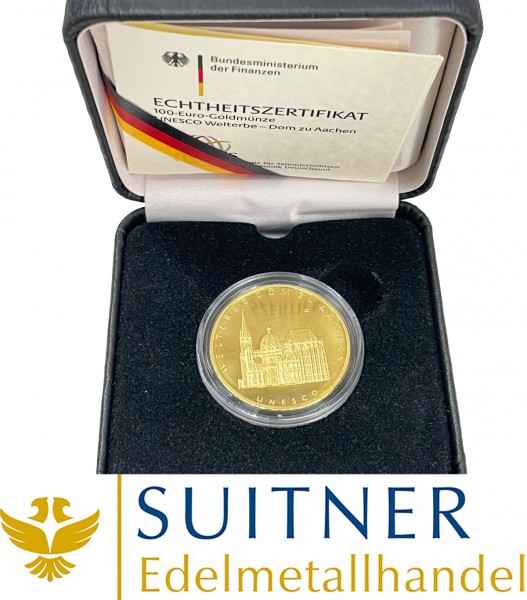 100 Euro Gold - Aachen 2012