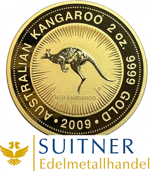 200 Dollars - DoppelUnze Australien Känguru - Gold - 2Oz Feingold