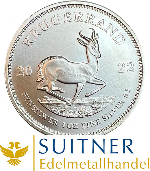 1 Unze Krügerrand Silber - Münze