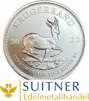 1 Unze Krügerrand Silber - Münze 1 Unze Krügerrand Silber - Münze
