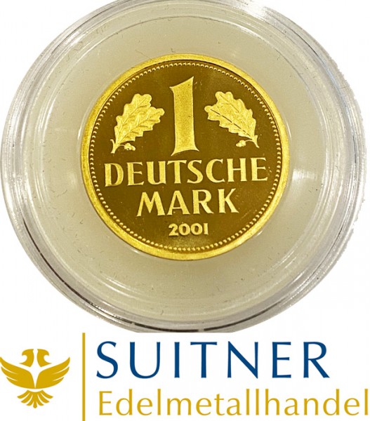 1 DM Gold - Deutsche Mark 12 Gramm Feingold