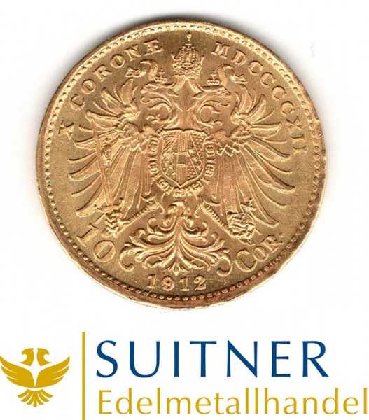 Ankauf 10 Kronen Goldmünze - 10 Corona Österreich