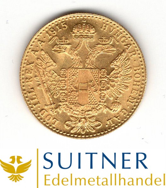 1 Dukaten 986 Gold - Österreich - 1915