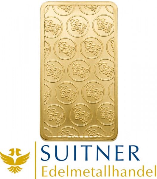 1 Unze Goldbarren 31,1 Gramm Feingold - Heimerle und Meule