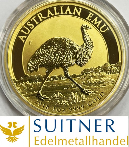 100 Dollars - Australien Emu - Gold 2018 - 1Oz Feingold