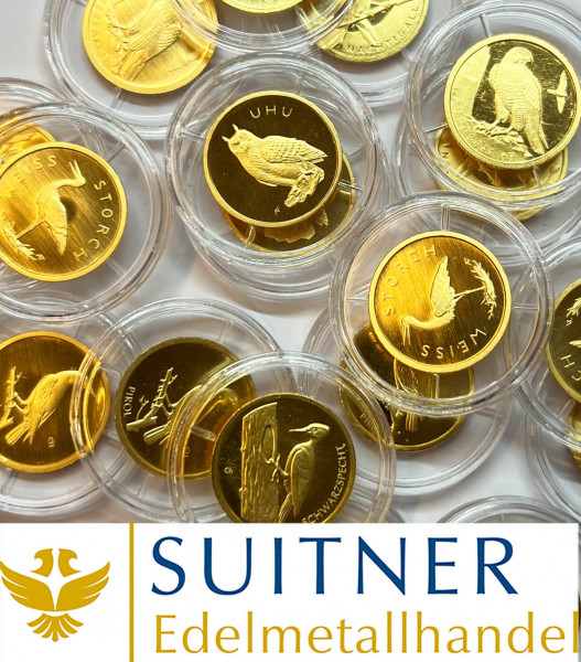 20 Euro Gold aus der Serie Heimische Vögel