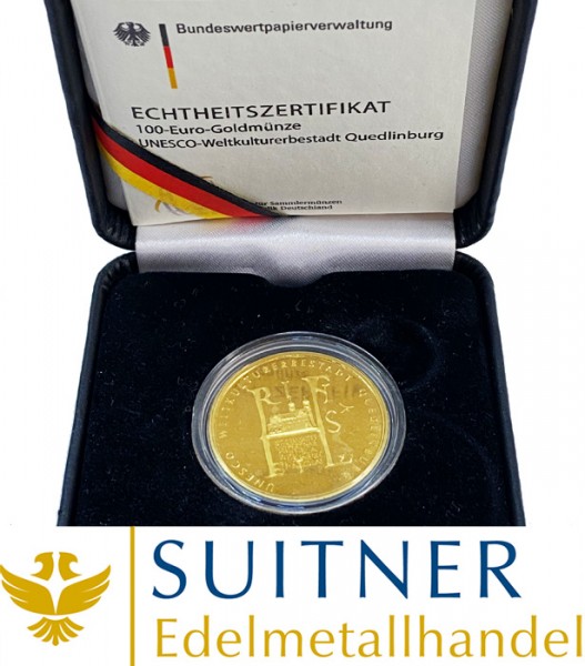 100 Euro Gold - Quedlinburg