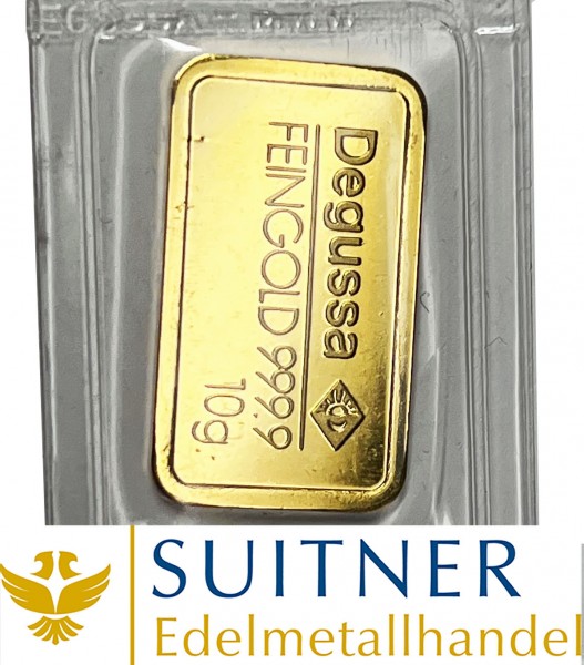 10 Gramm Goldbarren Feingold